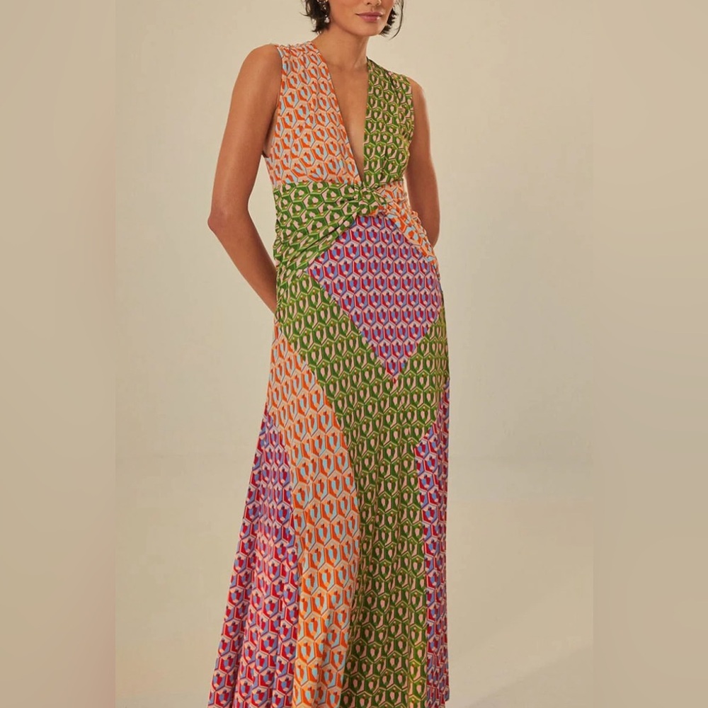 Farm Rio XS Maxi Dress NWT